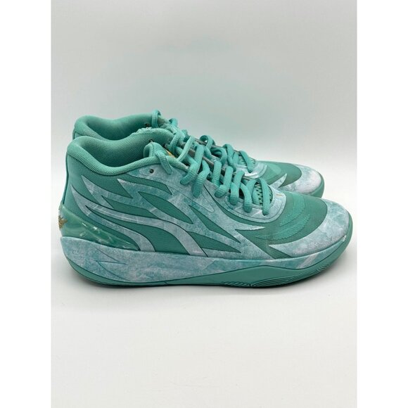 Puma MB.02 Jade Basketball Sneakers Size 8 - Picture 1 of 12